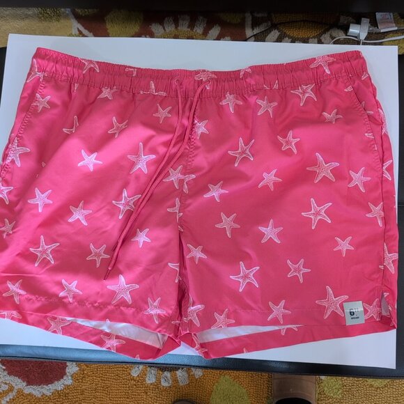 Men's Above The Knee Swim Trunks 3XL (48-50) 6-in Inseam New With Tags - Picture 1 of 5